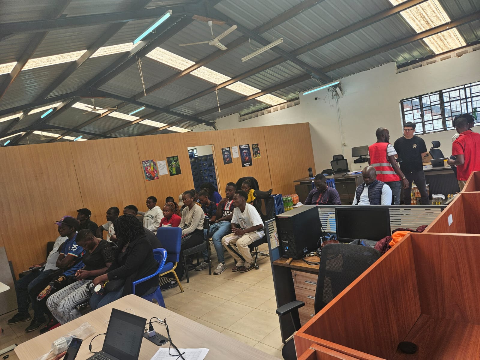 Our recruitment team in action